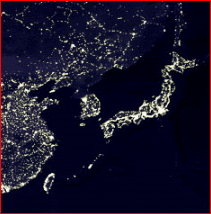 Korea at Night